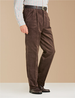 High Waist Corduroy Trouser